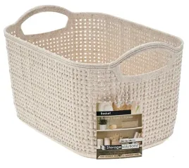 koszyk-plastikowy-24x16x14-cm-bezowy-z-uchwytami-do-przechowywania