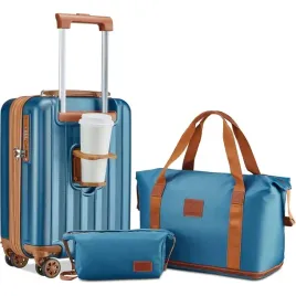 joyway-3-czesciowy-zestaw-walizek-podrecznych-turkusowo-brazowy