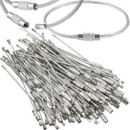 100x-zawieszka-do-kluczy-brelok-brylok-stalowy-linka-stalowa-skrecana-15cm