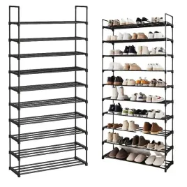 polka-stojak-na-buty-regal-szafka-wolnostojaca-10-poziomow-czarna-174x92x30