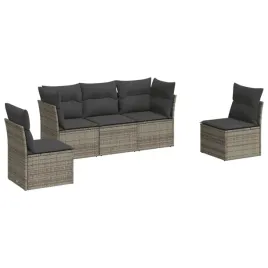 vidaxl-5-cz-zestaw-wypoczynkowy-do-ogrodu-poduszki-szary-rattan-pe