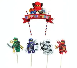 zestaw-urodzinowy-topper-na-tort-toppery-na-babeczki-ninjago-lego-25-szt