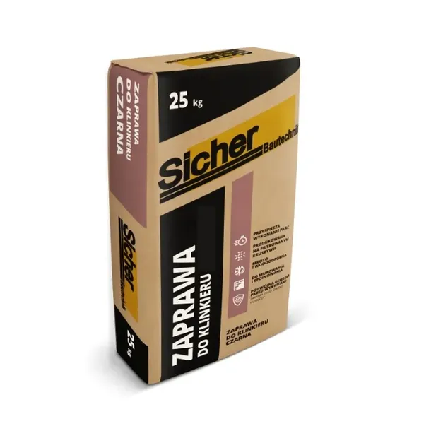 Zaprawa do Klinkieru GRAFITOWA Sicher Bautechnik 25 kg