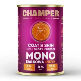 champer-coatandskin-z-indykiem-mokra-karma-dla-psa-400g