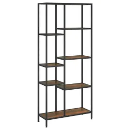 vidaxl-regal-na-ksiazki-80x30x180-cm-stal-i-material-drewnopochodny