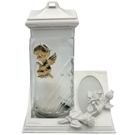 znicz-lampion-biala-tabliczka-aniol