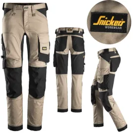 snickers-6341-spodnie-robocze-meskie-elastyczne-stretch-monterskie-khaki-52