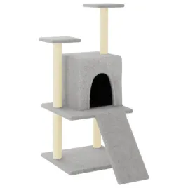 vidaxl-drapak-dla-kota-z-sizalowymi-slupkami-jasnoszary-110-cm