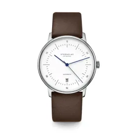 zegarek-sternglas-naos-automatik-white-38-mm