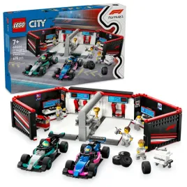 lego-city-klocki-60444-classic-f1-garaz-i-samochody-mercedes-amg-i-alpine