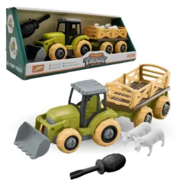 traktor-eko-do-skrecania-z-przyczepa-i-zwierzetami-rozkrecany-srubokret