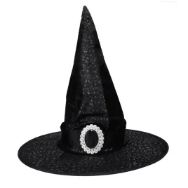 kapelusz-czarownicy-wiedzmy-czarny-ze-srebrna-klamra-na-halloween