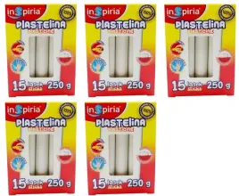 inspiria-plastelina-szkolna-komplet-15-lasek-250-g-biala-zestaw-5-sztuk