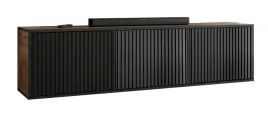 szafka-rtv-rico-3-dab-craft-zloty-czarny-ryflowany-z-polka-zamknieta