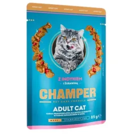 champer-kurczak-z-indykiem-i-zurawina-saszetka-dla-kota-85g