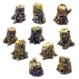 3d-printed-set-small-haunted-tree-stumps-nawiedzone-pienki-10-szt