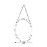 lustro-na-pasku-grace-60-stan-nowy