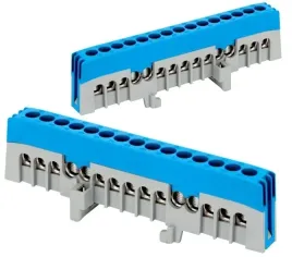 listwa-zaciskowa-izolowana-pro-n-15-przewodow-niebieski-na-szyne-din-th-35