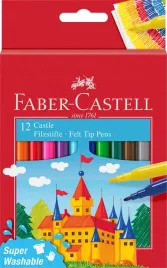 flamastry-faber-castell-zamek-12-szt