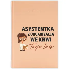 kalendarz-ksiazkowy-2026-brzoskwiniowy-planer-a5-dla-asystentki-imie-wzory