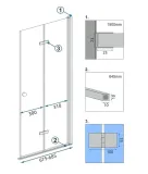 modul-kabiny-fold-n2-chrom-100-rea-stan-nowy