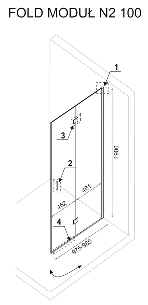 modul-kabiny-fold-n2-chrom-100-rea-stan-nowy-linia-fold-n2-modul