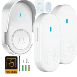 dzwonek-bezprzewodowy-2-odbiorniki-wodoodporny-zewnetrzny-do-drzwi-250m