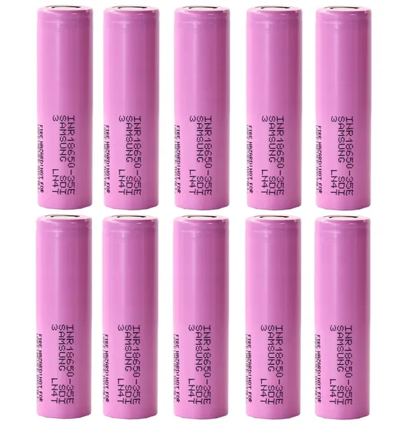 10x SAMSUNG 3500mAh 18650 3,8V 35E ORYGINAŁ OGNIWO Akumulator NOWY 10 SZTUK