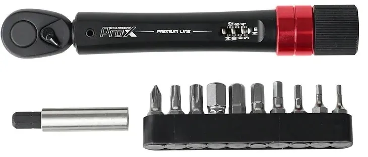 Klucz Dynamometryczny Prox Premium Line 2-14NM 12 Części Czarny
