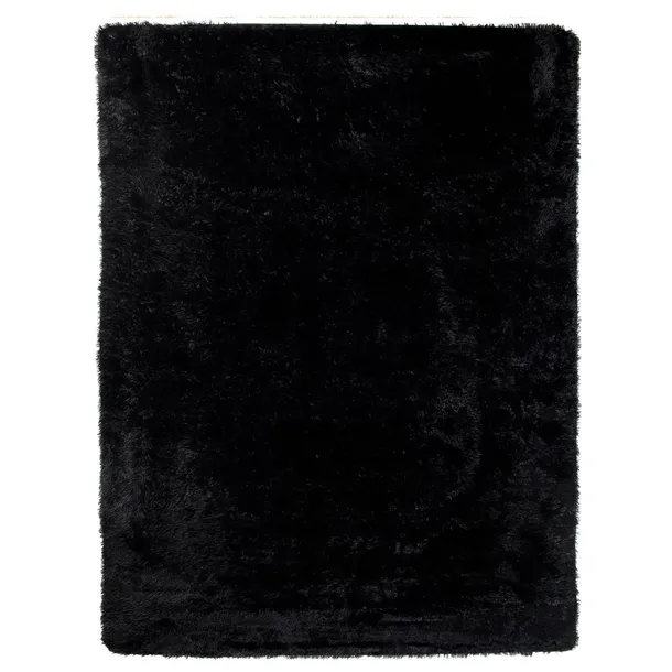 DYWAN Pluszowy 140x200 Miękki Plusz Czarny v2