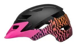 kask-rowerowy-juniorski-bell-sidetrack-wavy-checks-matte-pink-roz