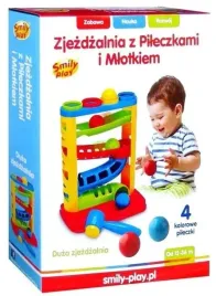 smily-play-zjezdzalnia-z-pileczkami-i-mlotkiem-pileczki-dla-dzieci-12m