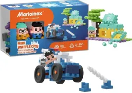 marioinex-mini-waffle-samochod-policyjny-i-zlotnik-80-szt