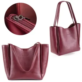 vivisence-t0004-damska-miejska-elegancka-torebka-do-reki-bordowy-torebka