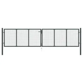 vidaxl-brama-ogrodowa-z-siatki-galwanizowana-stal-400x150-cm-szara