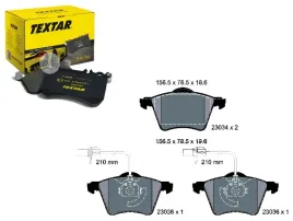 2303401-klocek-hamulcowy-kpl-textar