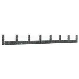 vidaxl-ogrodzenie-gabionowe-z-8-slupkami-zelazo-860x20x100-cm