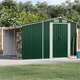 vidaxl-szopa-ogrodowa-zielona-277x279x179-cm-stal-galwanizowana