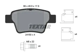 2415001-klocek-hamulcowy-kpl-textar