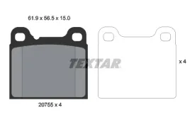 2075506-klocek-hamulcowy-kpl-textar