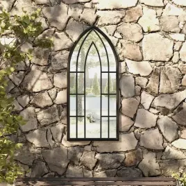 vidaxl-lustro-ogrodowe-czarne-100x45-cm-zelazne