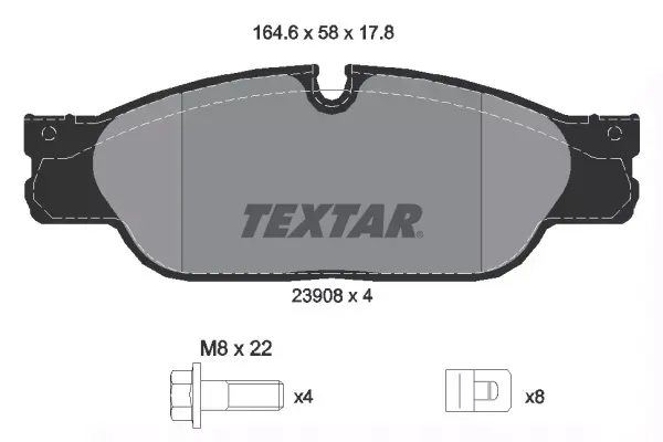 2390801-klocek-hamulcowy-kpl-textar