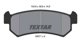 2407101-klocek-hamulcowy-kpl-textar