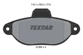 2136502-klocek-hamulcowy-kpl-textar