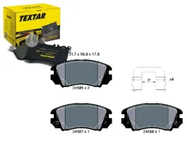 2458601-klocek-hamulcowy-kpl-textar