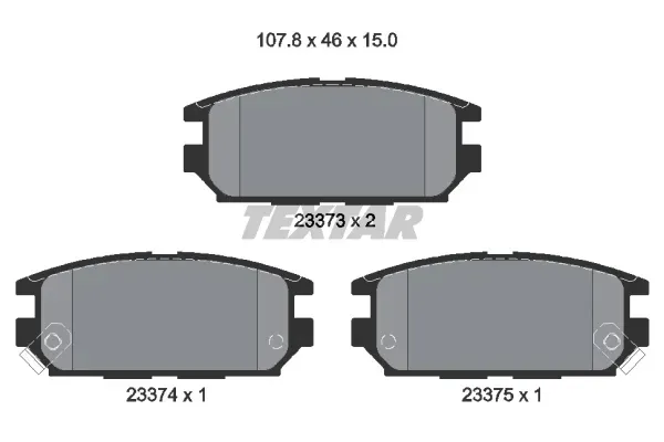 2337301-klocek-hamulcowy-kpl-textar