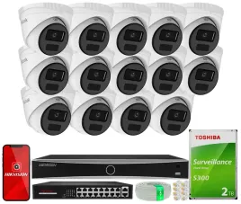 monitoring-ip-14-kamer-ip-4mpx-rejestrator-acusense-hikvision-dysk-2tb
