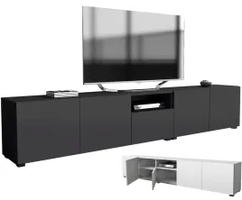 szafka-rtv-pod-telewizor-250-250cm-czarna-matowa-minimalistyczna-prosta
