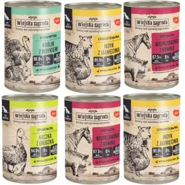 karma-mokra-dla-psa-doroslego-wiejska-zagroda-mix-4-smakow-6x400g