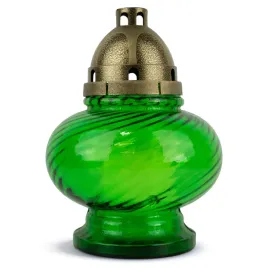 znicz-kula-duza-zielony-27-cm-znicz-szklany-z-wkladem-wymiennym